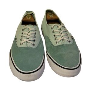 Vans Mint Green Canvas Sneakers
